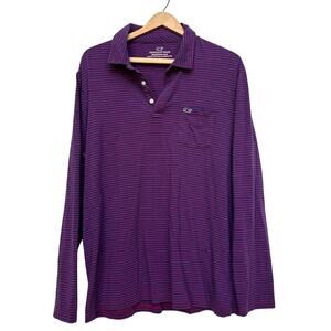 Vineyard Vines Edgartown Polo Long Sleeve Shirt - Size L